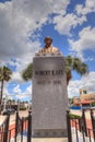 Controversial Robert E. Lee monument in downtown Fort Myers